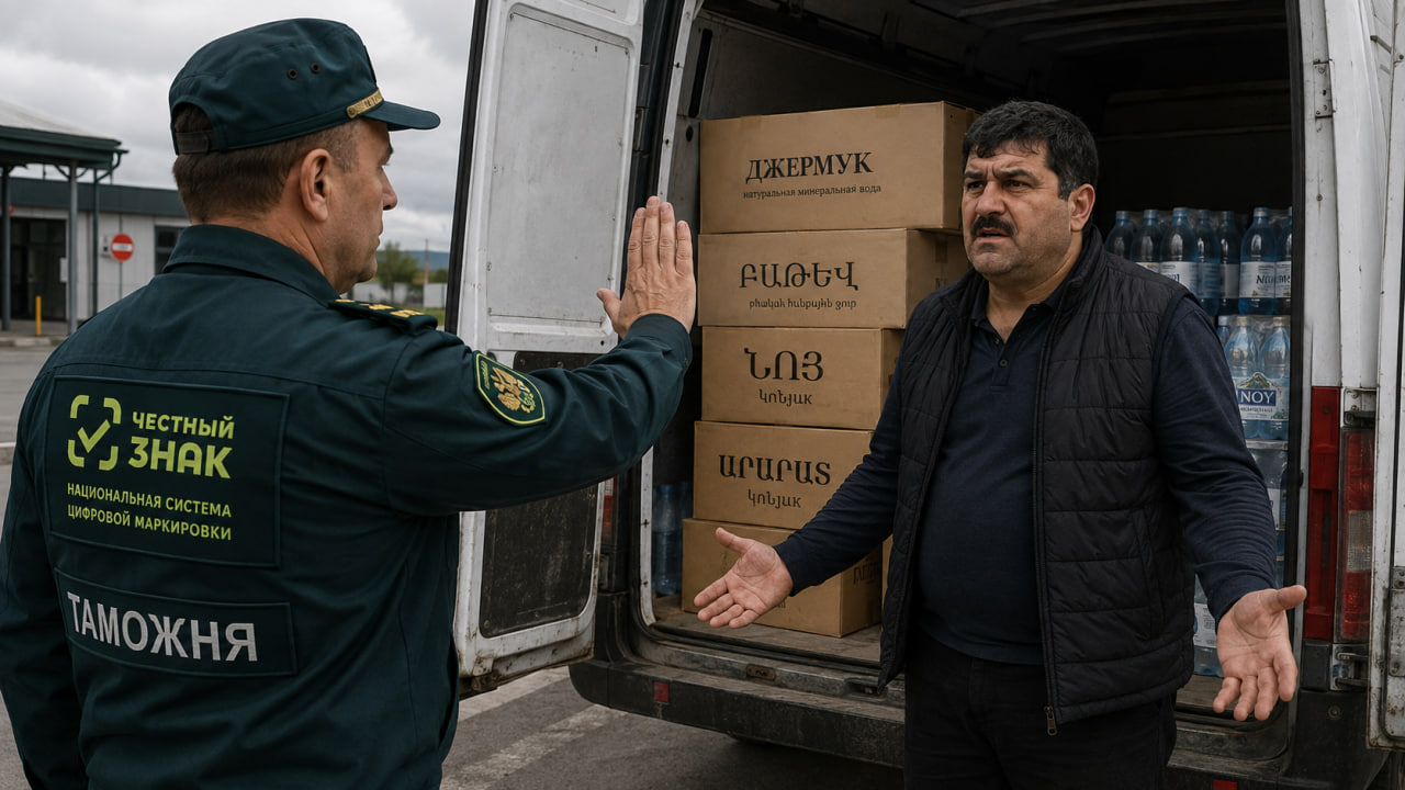 Честный знак заблокировал 70 000 бутылок армянской воды