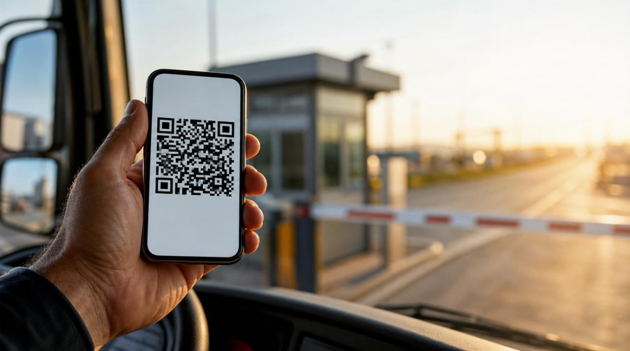 Схема работы с QR-кодом СПОТ