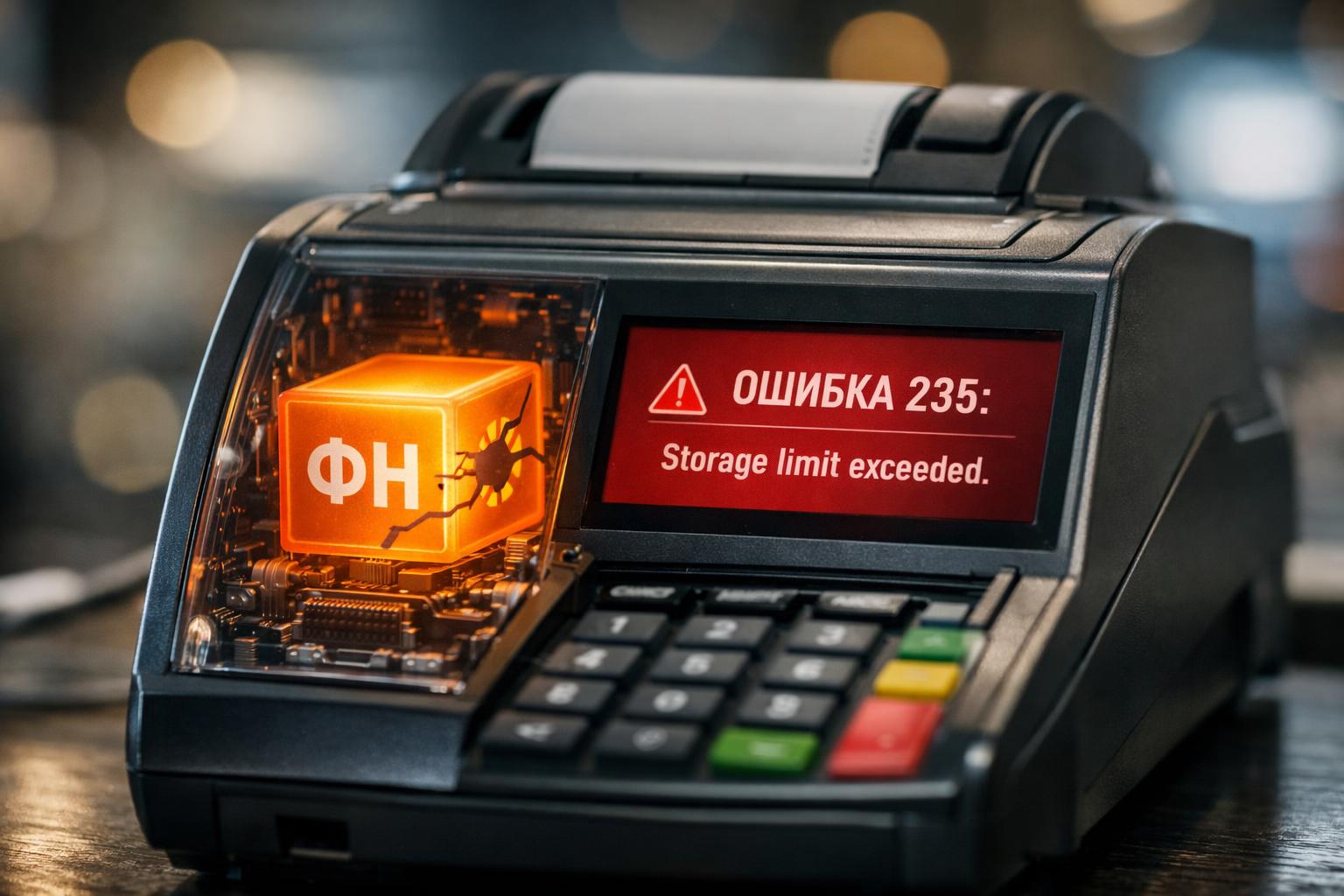 Ошибки фискального накопителя - диагностика и устранение