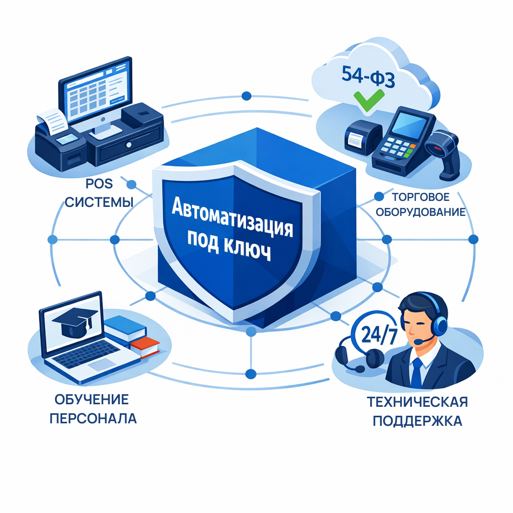 Автоматизация под ключ инфографика