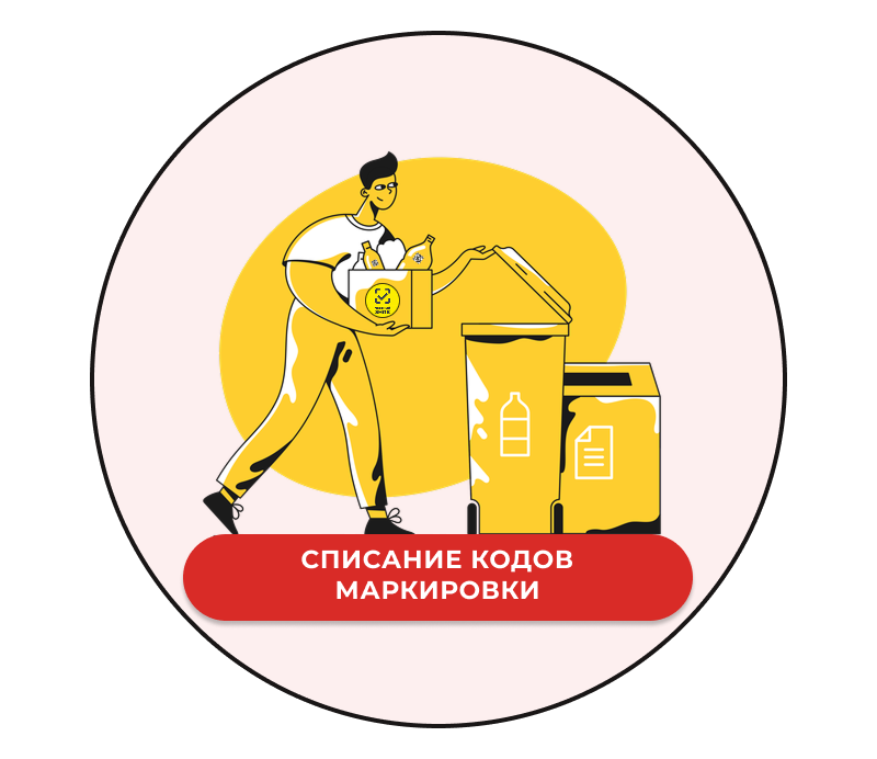 Списание кодов маркировки